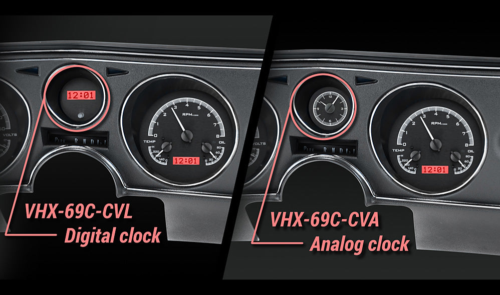 1969 Chevy Chevelle VHX Instruments - Dakota Digital VHX-69C-CVL