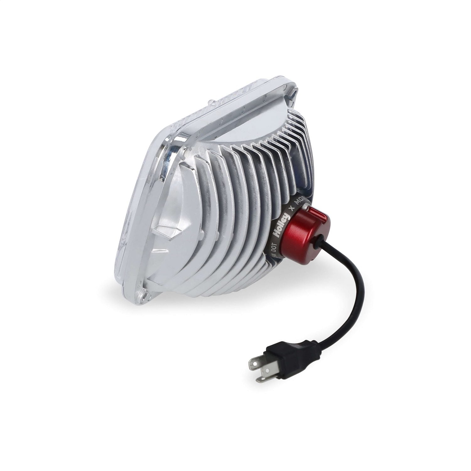 Holley RetroBright LED Headlight – 5x7-inch Rectangle – Modern White (5700K) – view 4