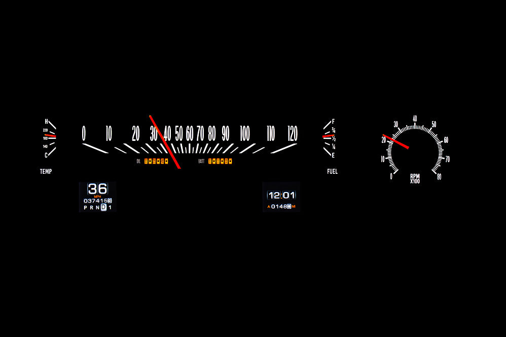 1970- 72 Chevy El Camino RTX Gauge Instruments