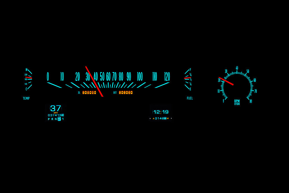 1970- 72 Chevy El Camino RTX Gauge Instruments