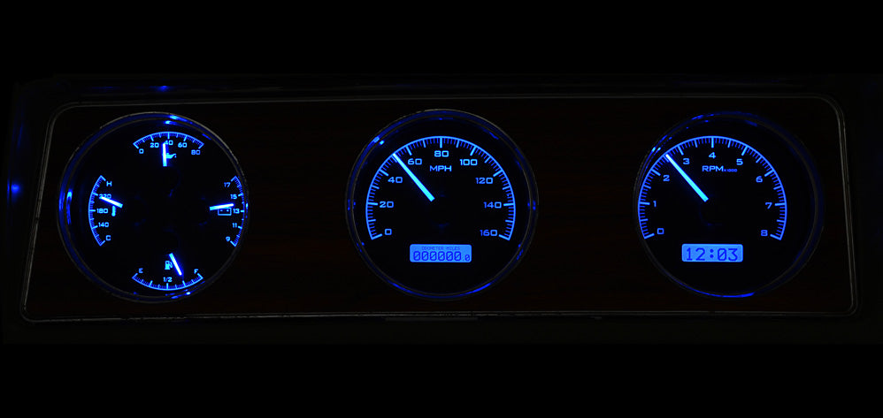 1970- 72 Oldsmobile Cutlass VHX Instruments - Dakota Digital VHX-70o-CUT