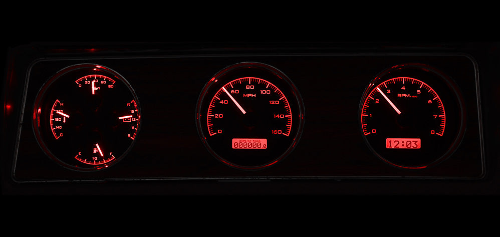 1970- 72 Oldsmobile Cutlass VHX Instruments - Dakota Digital VHX-70o-CUT