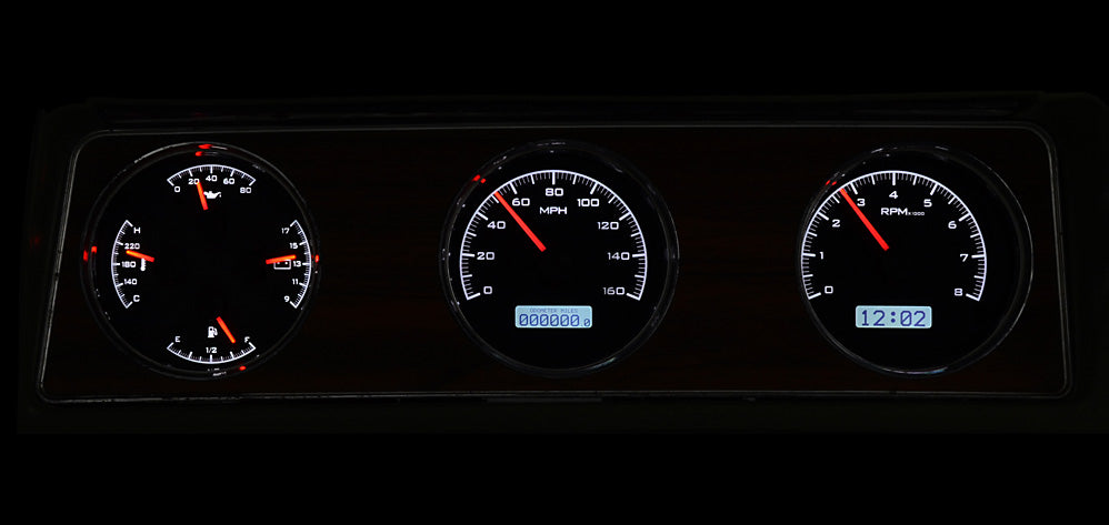 1970- 72 Oldsmobile Cutlass VHX Instruments - Dakota Digital VHX-70o-CUT