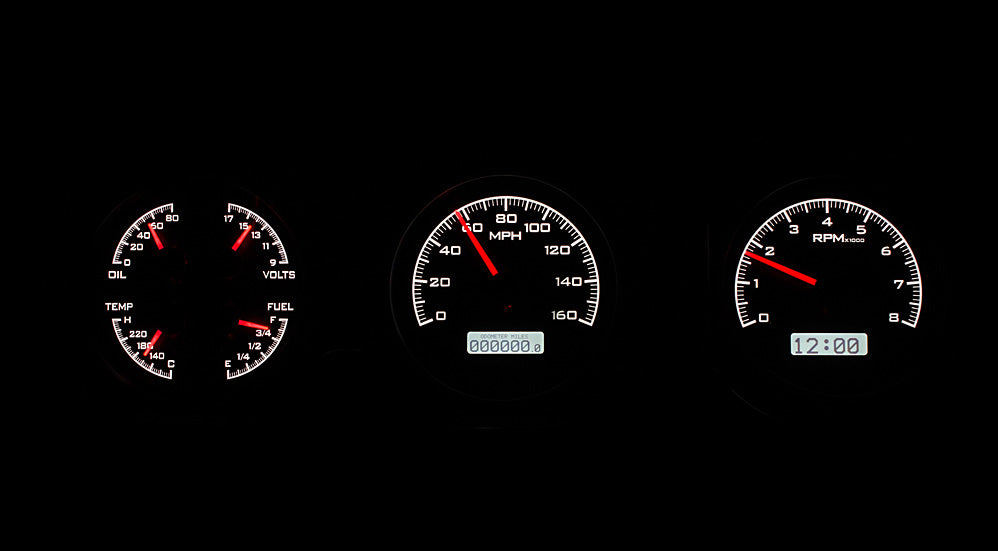 1970-1972 Pontiac GTO VHX Instruments - Dakota Digital VHX-70P-GTO