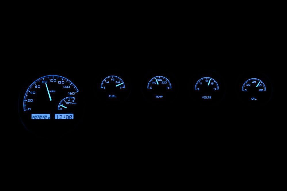1970- 74 Mopar E-Body Challenger & Barracuda VHX Gauge Instruments