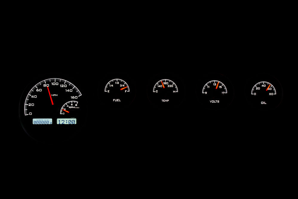 1970- 74 Mopar E-Body Challenger & Barracuda VHX Gauge Instruments