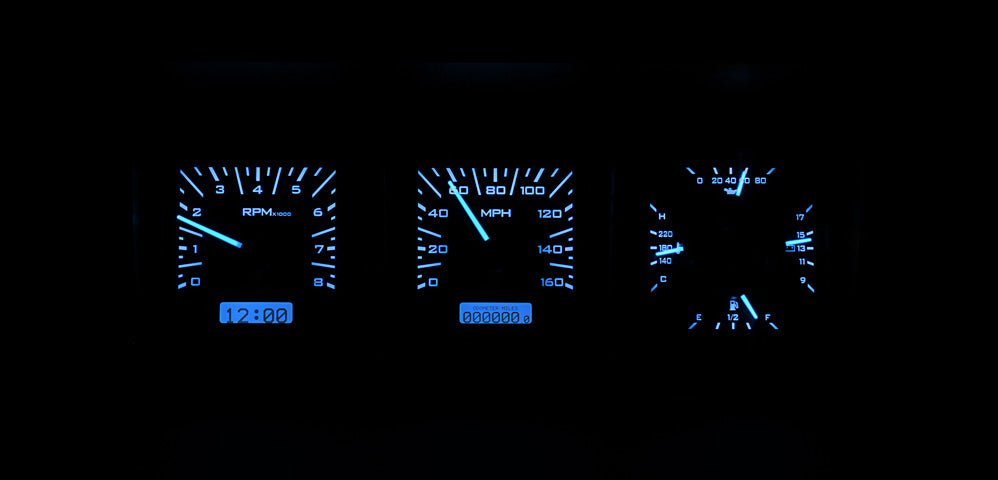 1973 -1979 Ford Truck VHX Gauge Instruments - Dakota Digital VHX-73F-PU