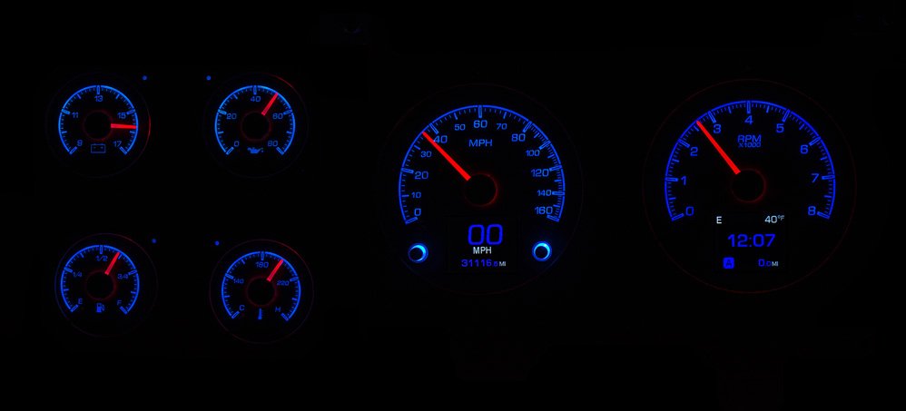 1973- 87 Chevy C10 Truck HDX Gauge Instruments - Dakota Digital