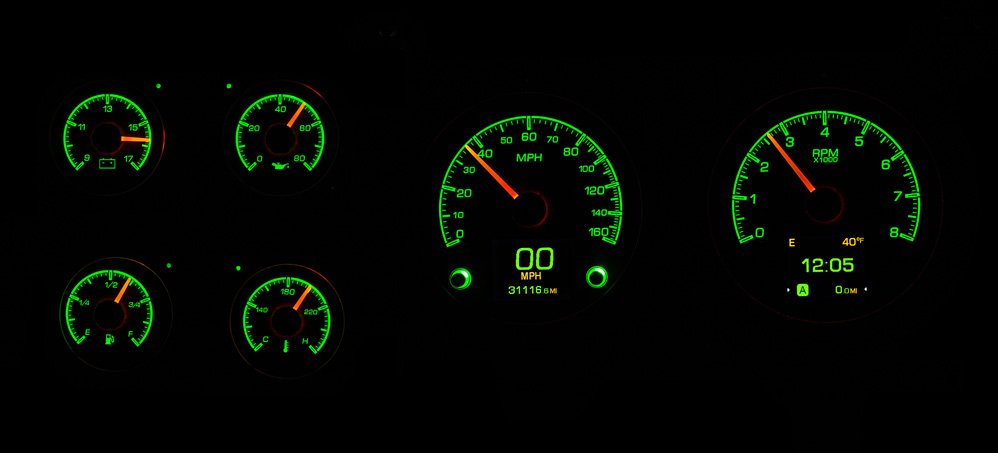 1973- 87 Chevy C10 Truck HDX Gauge Instruments - Dakota Digital