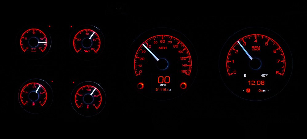1973- 87 Chevy C10 Truck HDX Gauge Instruments - Dakota Digital