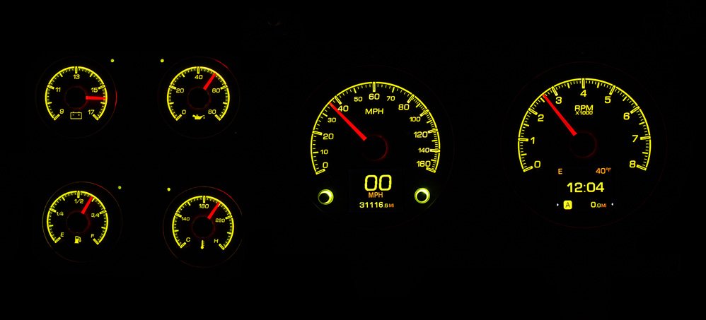 1973- 87 Chevy C10 Truck HDX Gauge Instruments - Dakota Digital