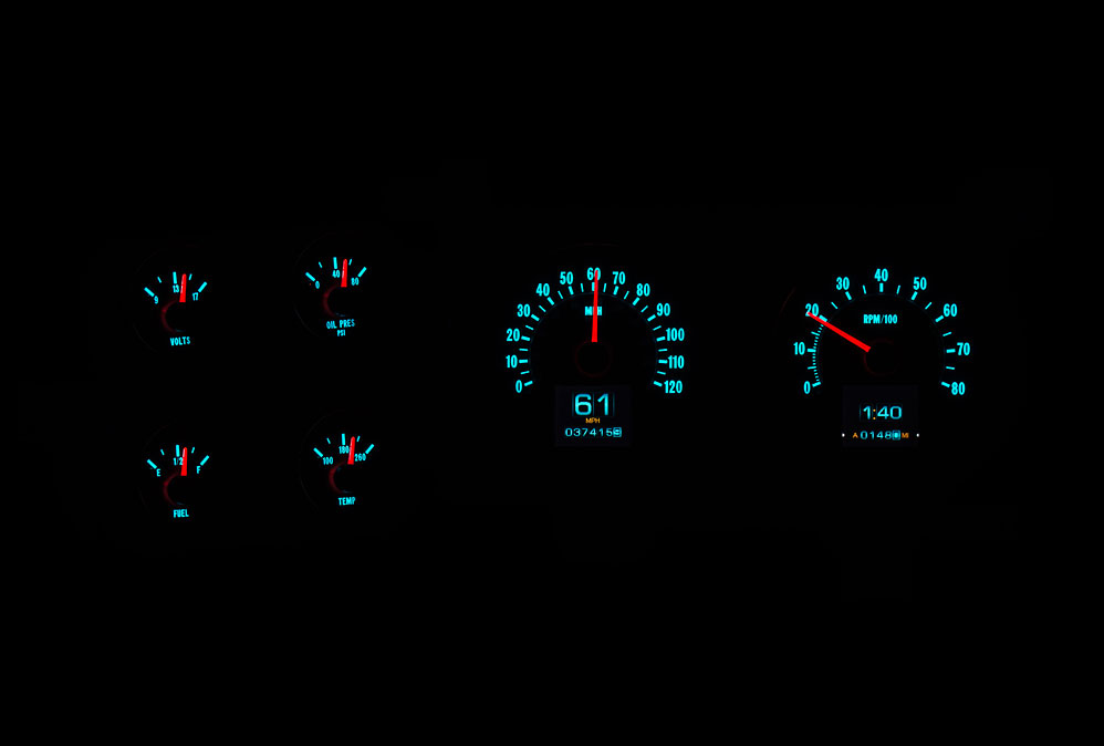 1976-78 Chevy C10 Truck RTX Gauge Instruments