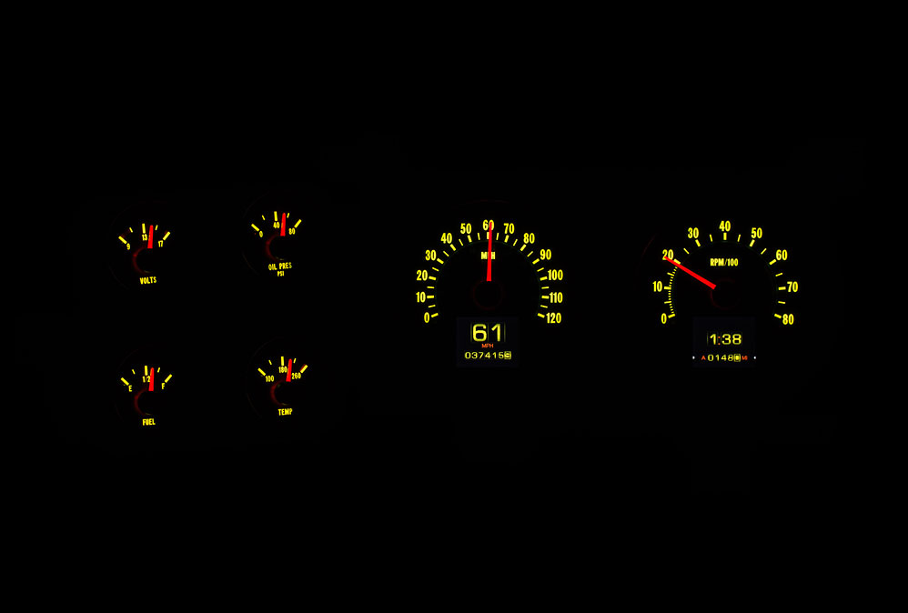 1976-78 Chevy C10 Truck RTX Gauge Instruments