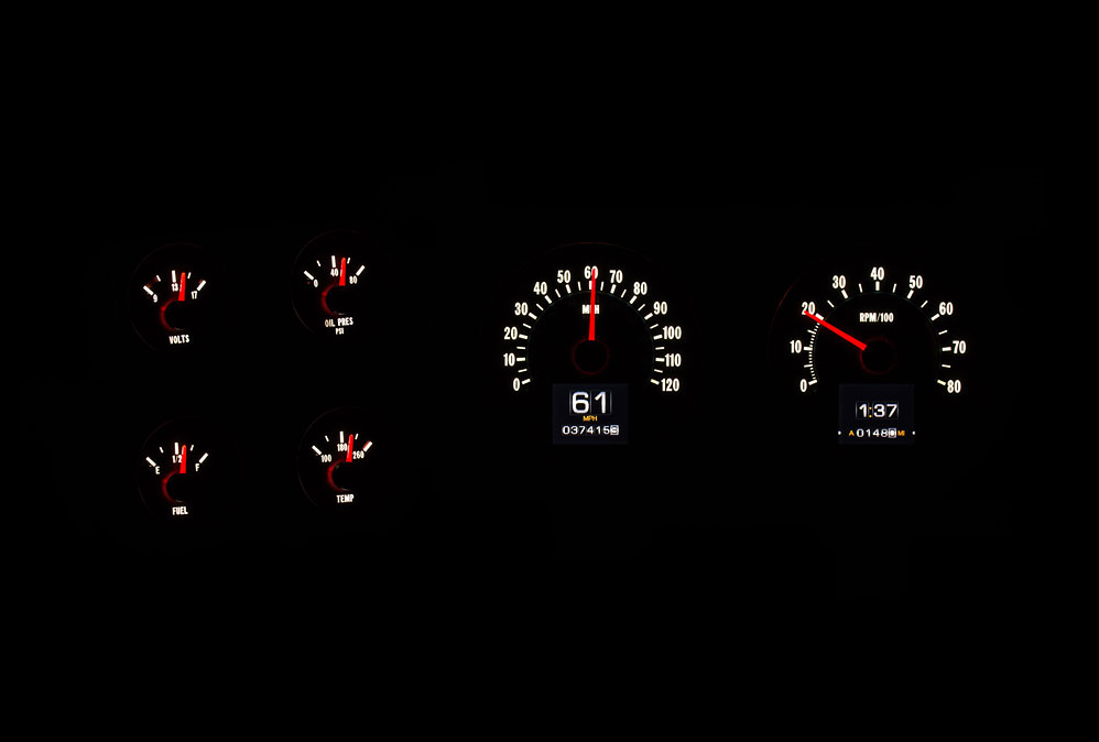 1976-78 Chevy C10 Truck RTX Gauge Instruments
