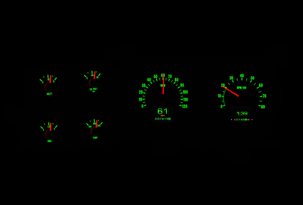 1976-78 Chevy C10 Truck RTX Gauge Instruments