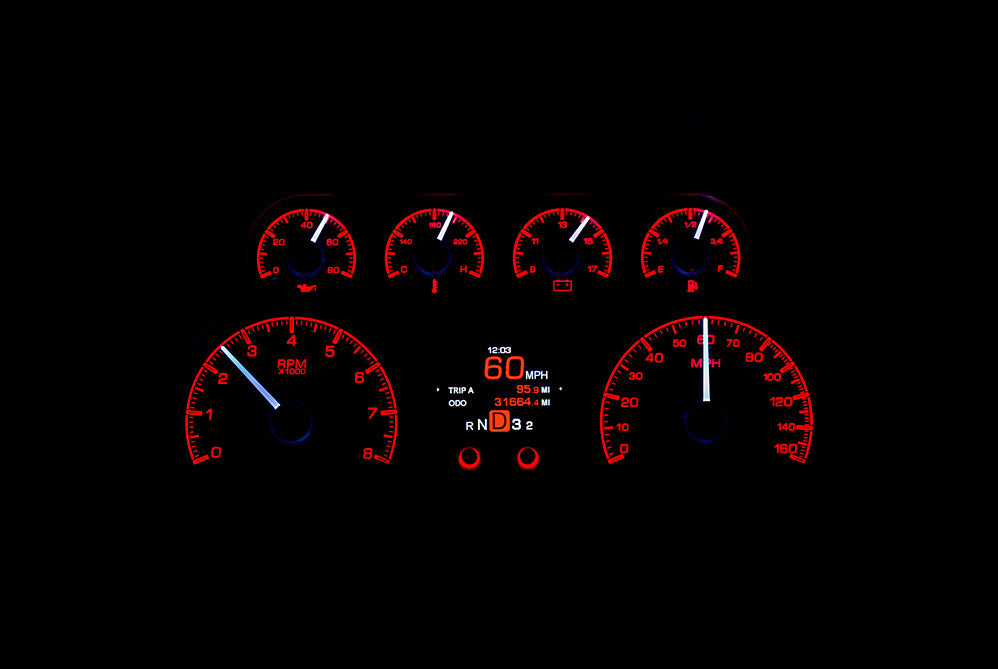 1988- 94 Chevy Truck / GMC Pickup / SUV HDX Gauge Instruments