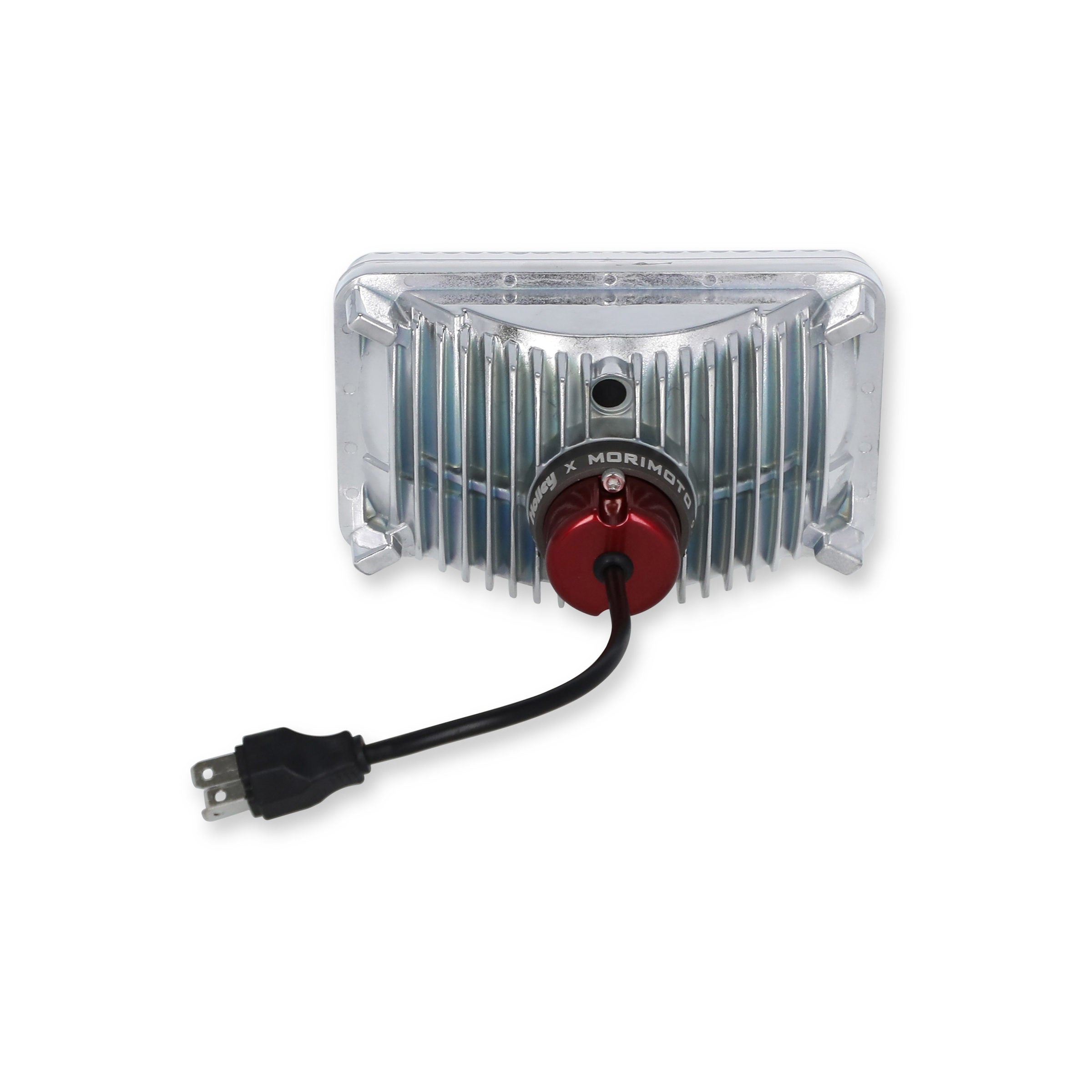 Holley RetroBright LED Headlight – 4x6-inch Rectangle – Modern White (5700K) – view 2