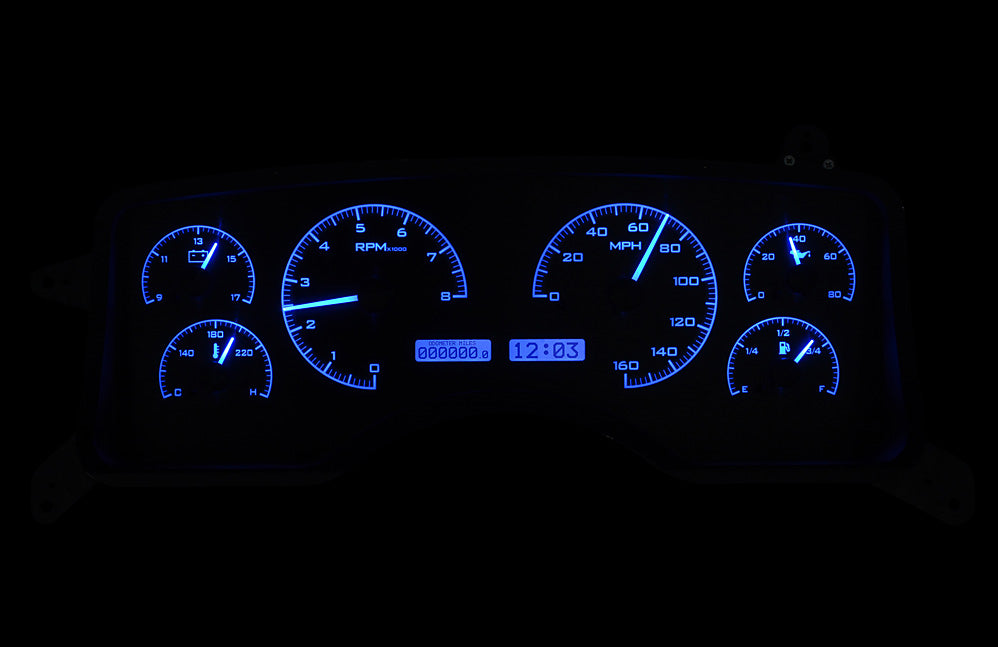 1990-93 Ford Mustang VHX Gauge Instruments - Dakota Digital VHX-90F-MUS
