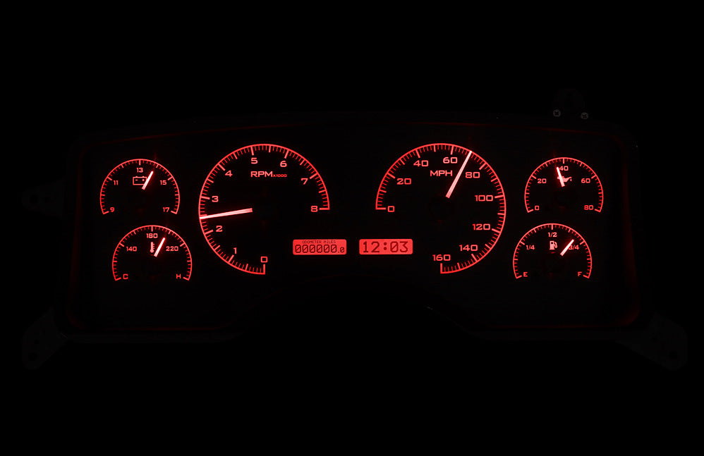 1990-93 Ford Mustang VHX Gauge Instruments - Dakota Digital VHX-90F-MUS