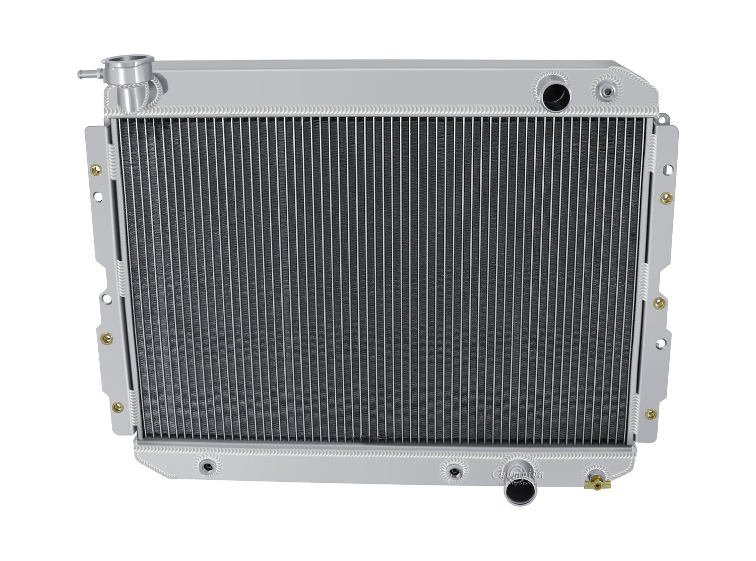 1981-1990 Toyota Land Cruiser LS Swap 3-Row Radiator, Shroud, Dual Fan Combo
