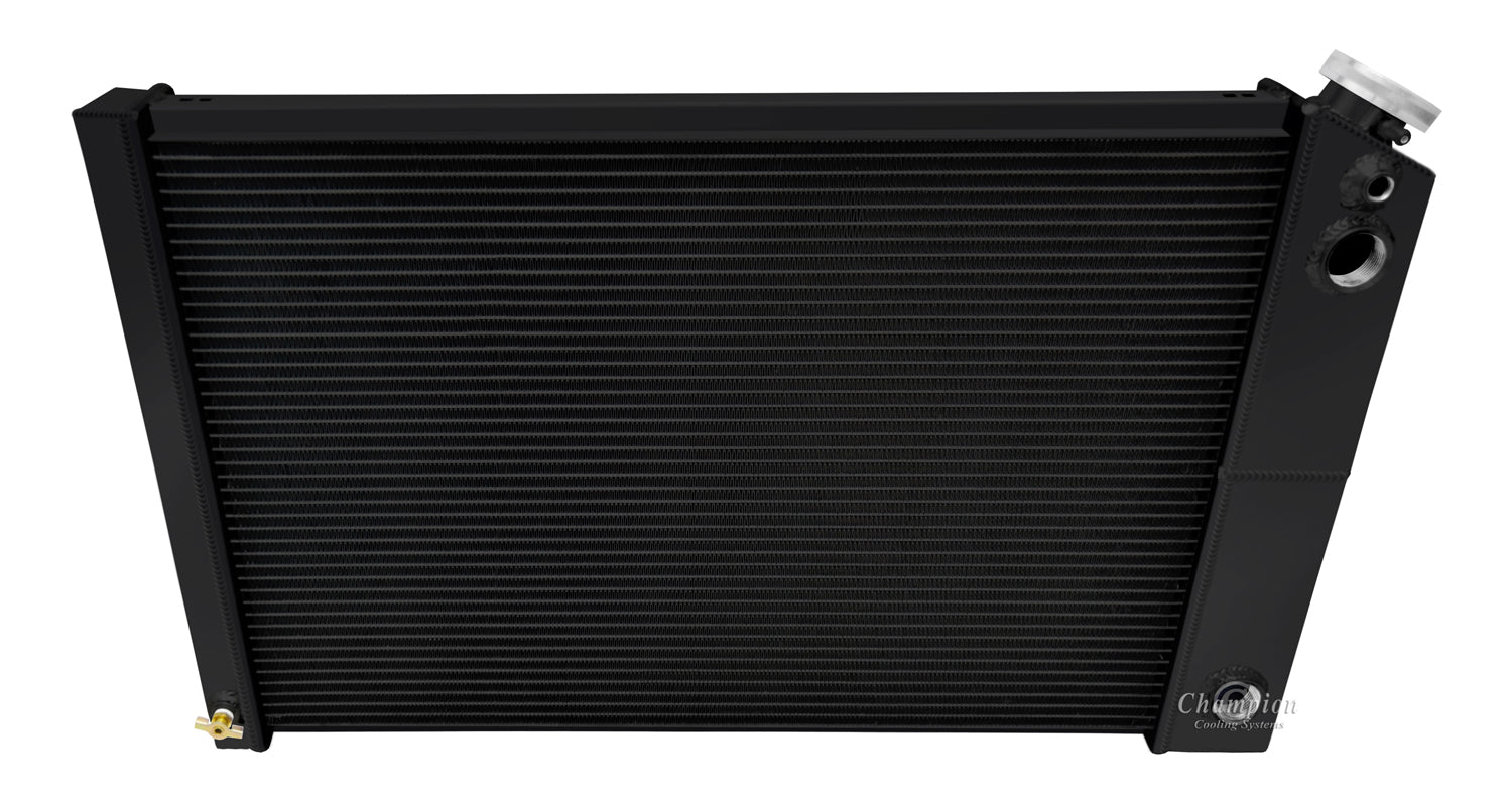 LS Swap 3-Row Black Radiator - 18.25 Tall x 31.50" Wide