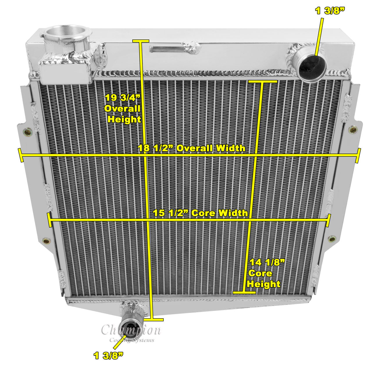 1969-1970 Datsun Fairlady 3-Row Radiator