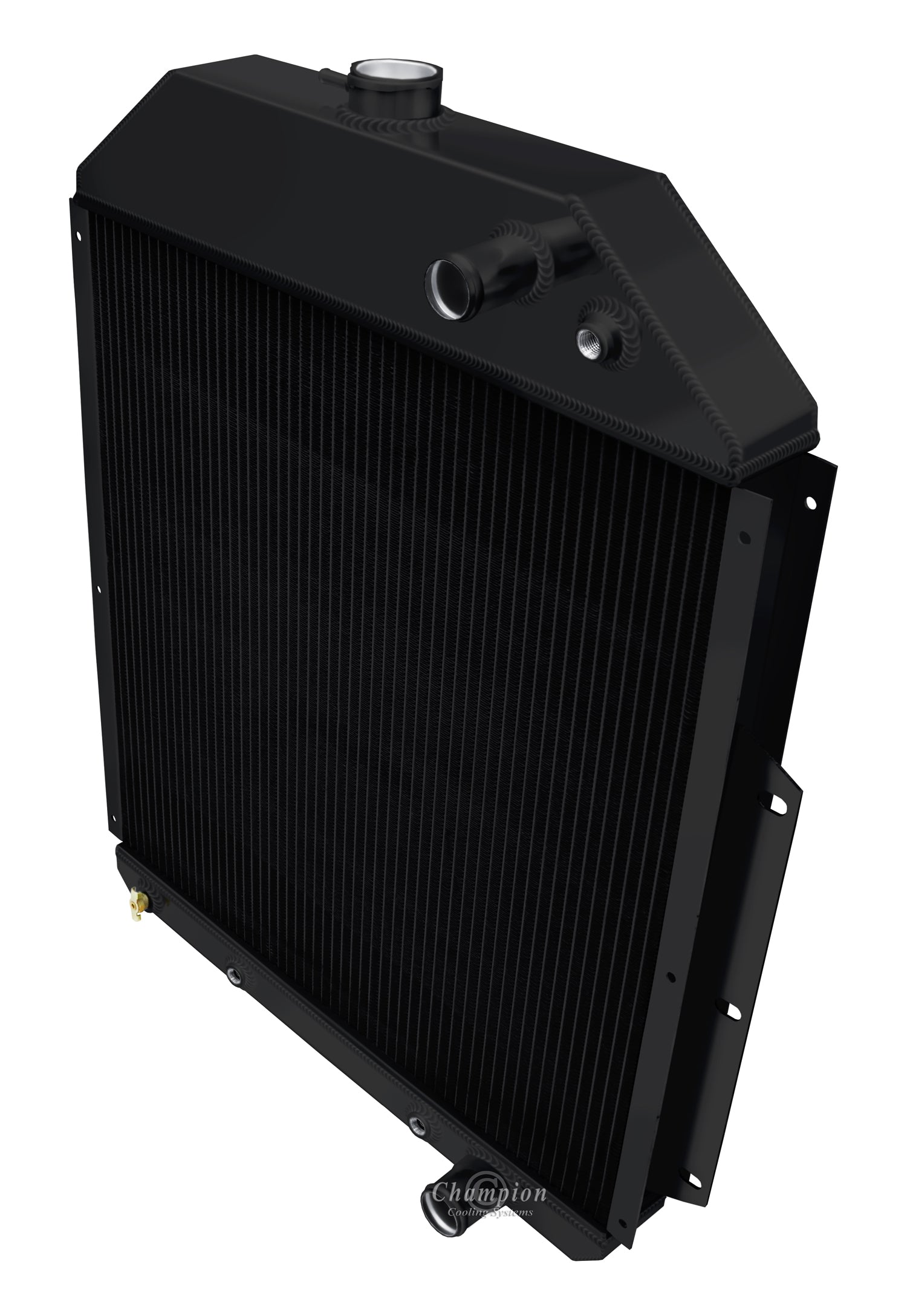 1942-52 Ford Truck LS Swap 3-Row Black Radiator