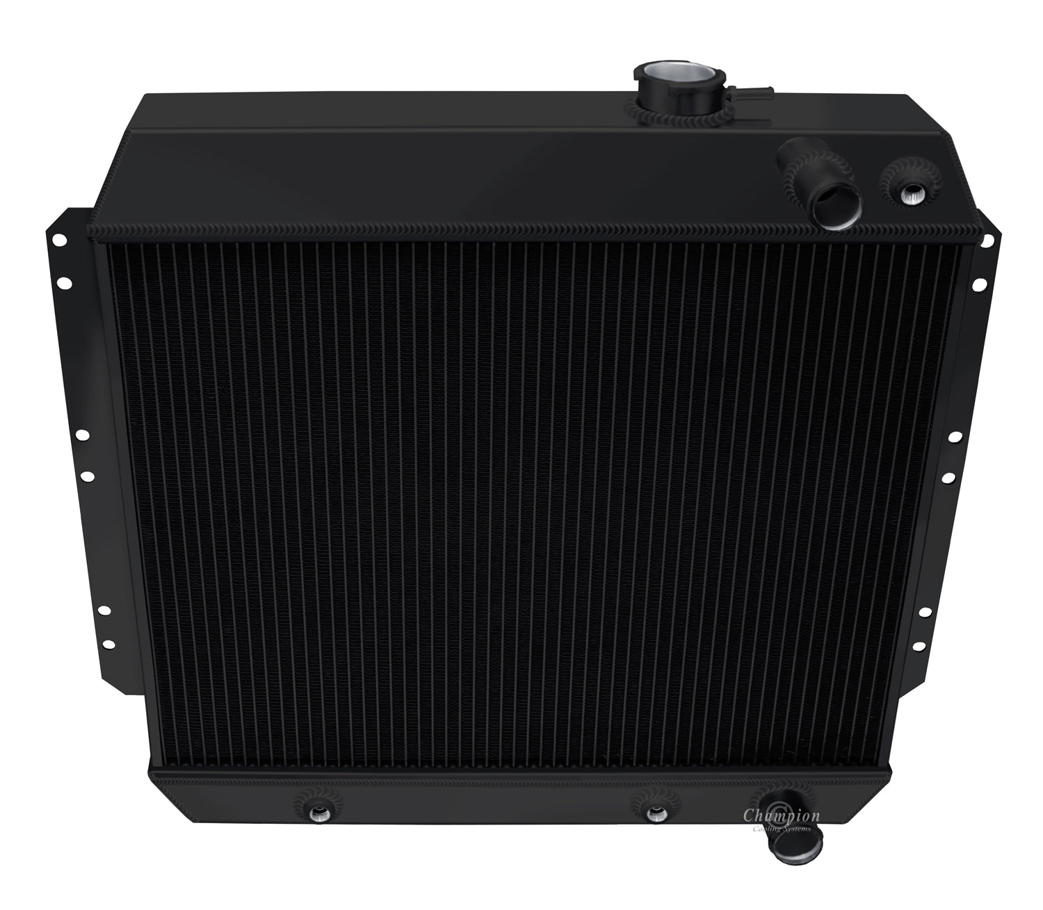 1949-1952 Chevy Deluxe / Special LS Swap 3-Row Black Radiator
