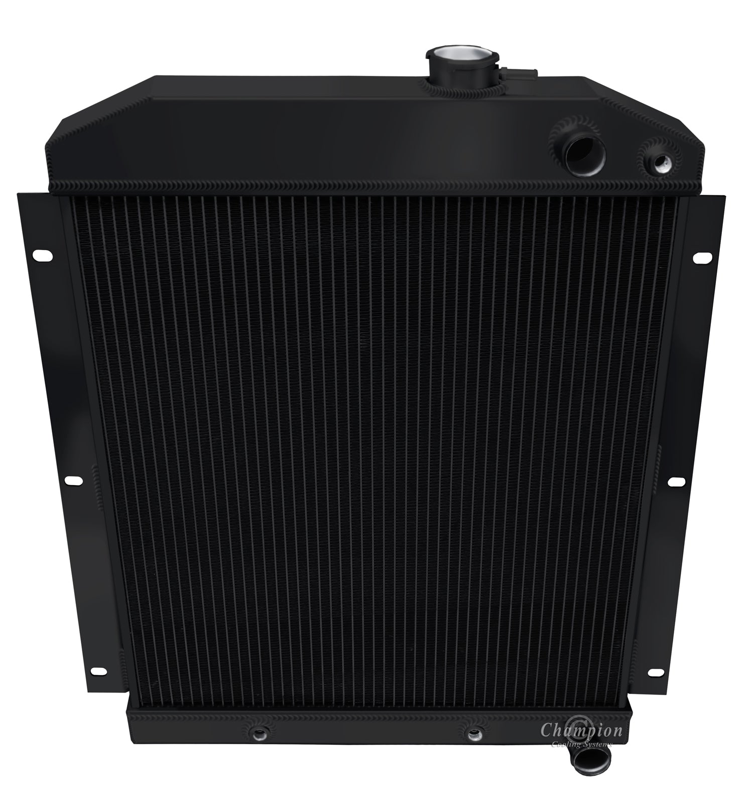 1947-1954 Chevy Truck LS Swap 3-Row Black Radiator