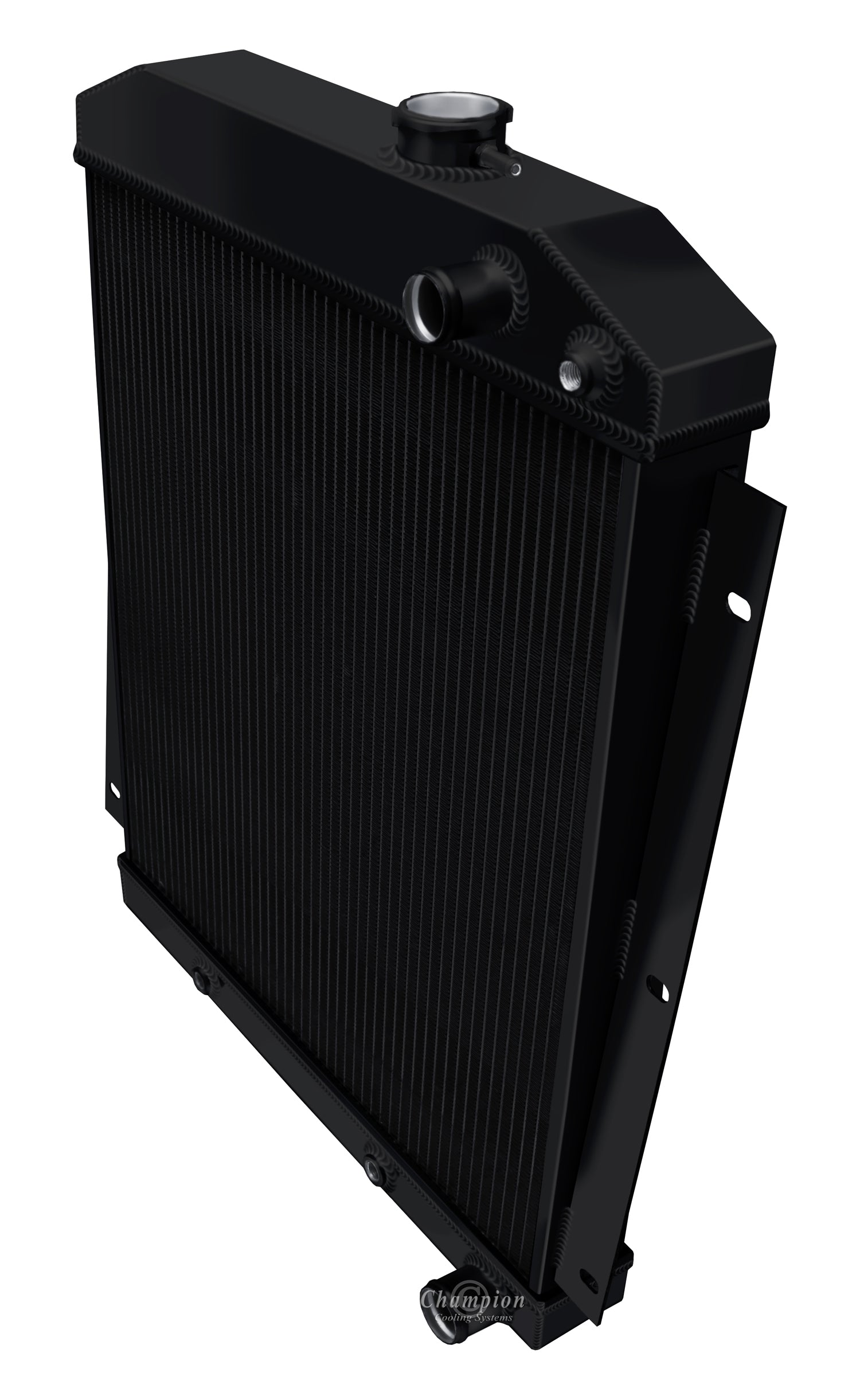 1947-1954 Chevy Truck LS Swap 3-Row Black Radiator