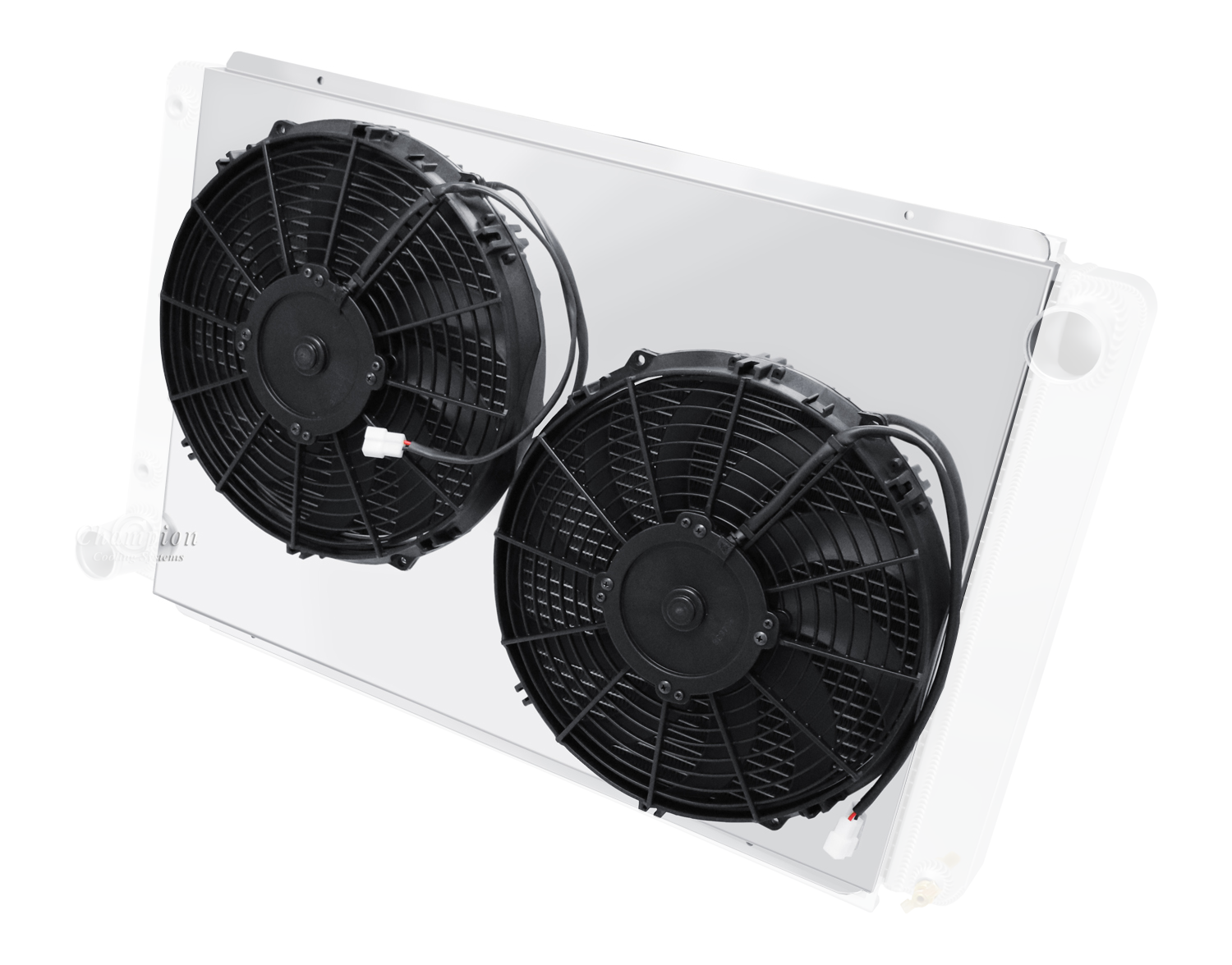 Aluminum Fan Shroud for 13" Electric Fans - 25.75" Wide x 20.125" Tall
