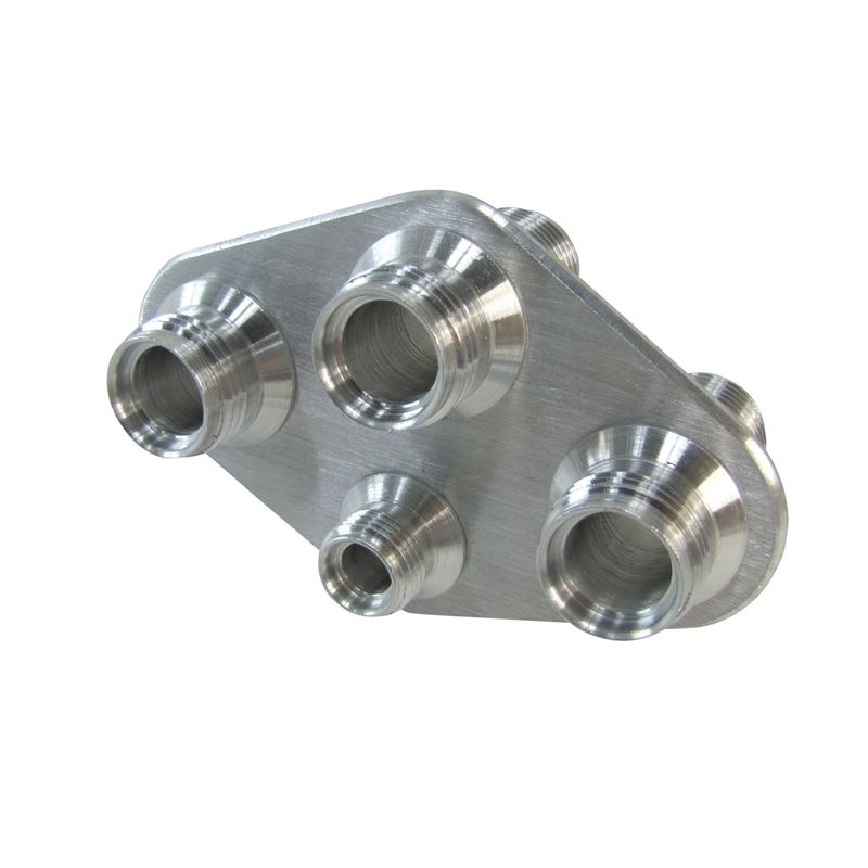  AC Bulkhead Diamond Fitting -  #6 & #10 A/C Fittings, 2 #10 Heater Fittings