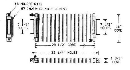 AC Condenser - 1969-1972 Cadillac Eldarado, Fleetwood
