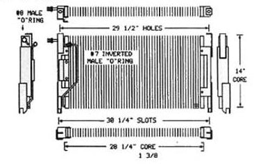 AC Condenser - 1969 Buick Electra, Lesabre, Wildcat