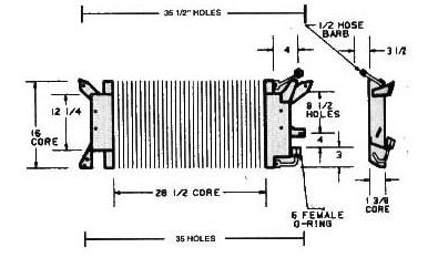 AC Condenser - 1970-1971 Pontiac Firebird
