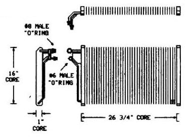 AC Condenser - 1978-1987 Pontiac Grand Prix