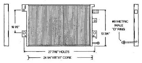 AC Condenser - 1993-1997 Camaro