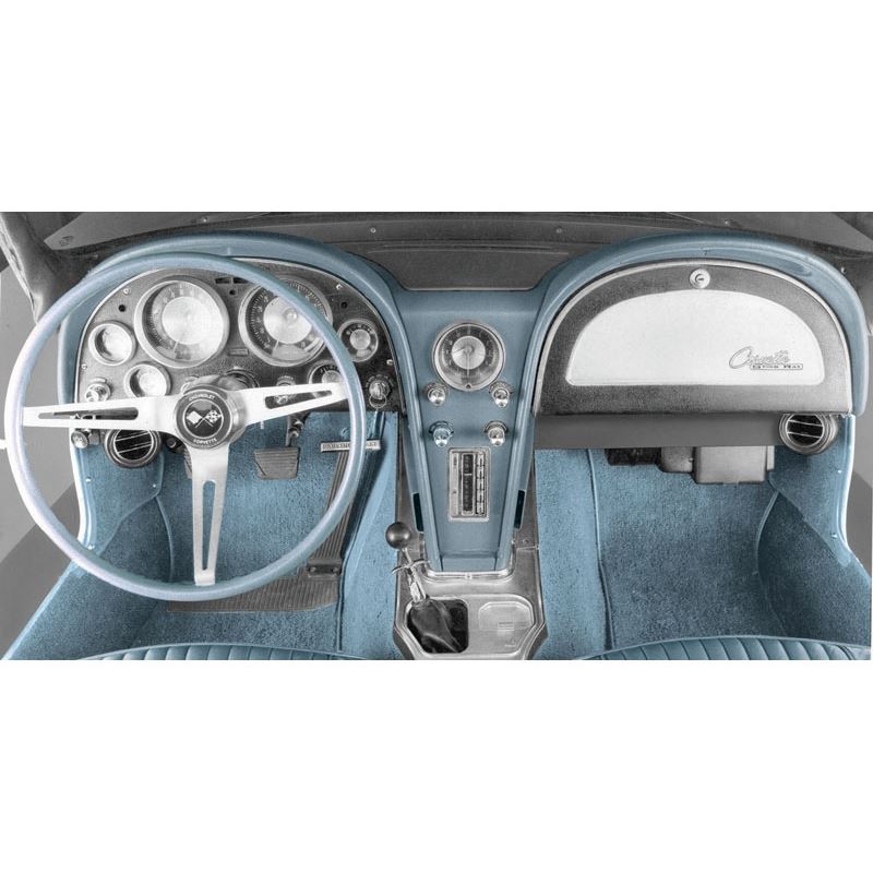 Complete A/C, Heat and Defrost System - 1963-1965 Corvette-Sanden Style Compressor