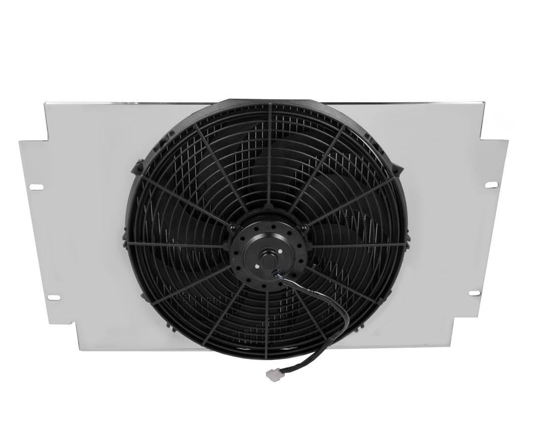 Aluminum Fan Shroud for 16" Electric Fan - 15.63" tall x 26.87" wide