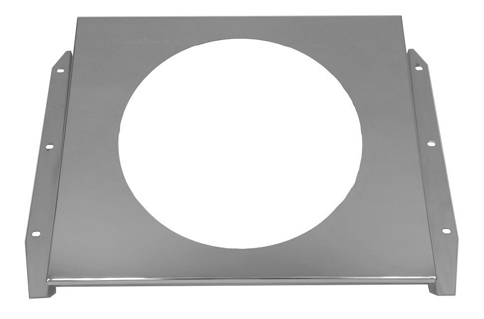 Aluminum Fan Shroud for 16" Electric Fan - 16.25" tall x 22.38" wide