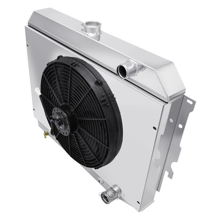 Aluminum Fan Shroud for 16" Electric Fan - 17" tall x 23" wide 2