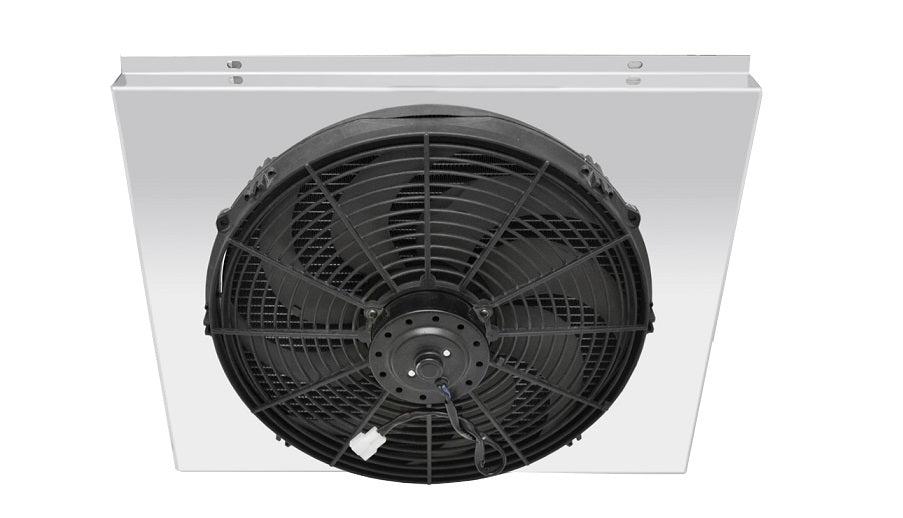 Aluminum Fan Shroud for 16" Electric Fan - 18 3/8" tall x 21 1/8" wide 2