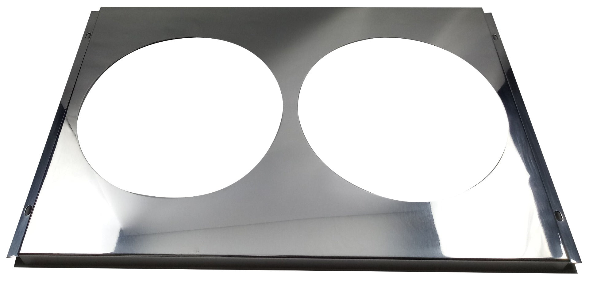 Aluminum Fan Shroud for 2-12" Electric Fans - 17" tall x 26.5" wide