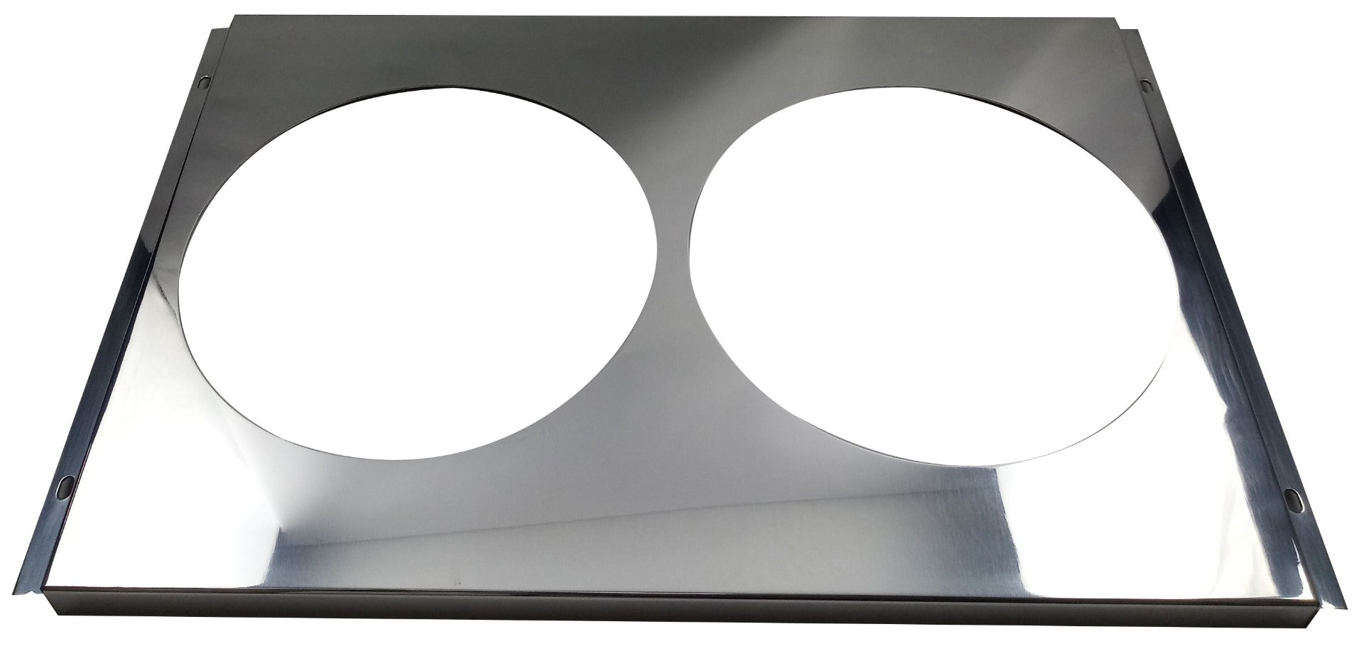 Aluminum Fan Shroud for 2-12" Electric Fans - 17" tall x 26.5" wide 3