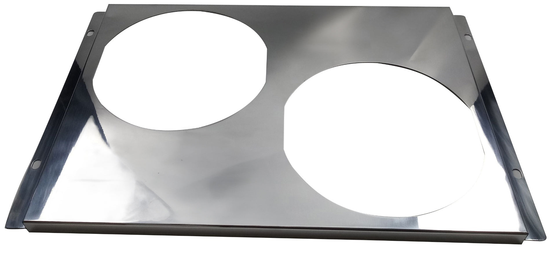 Aluminum Fan Shroud for 2-12" Electric Fans - 19" tall x 28.25" wide 2