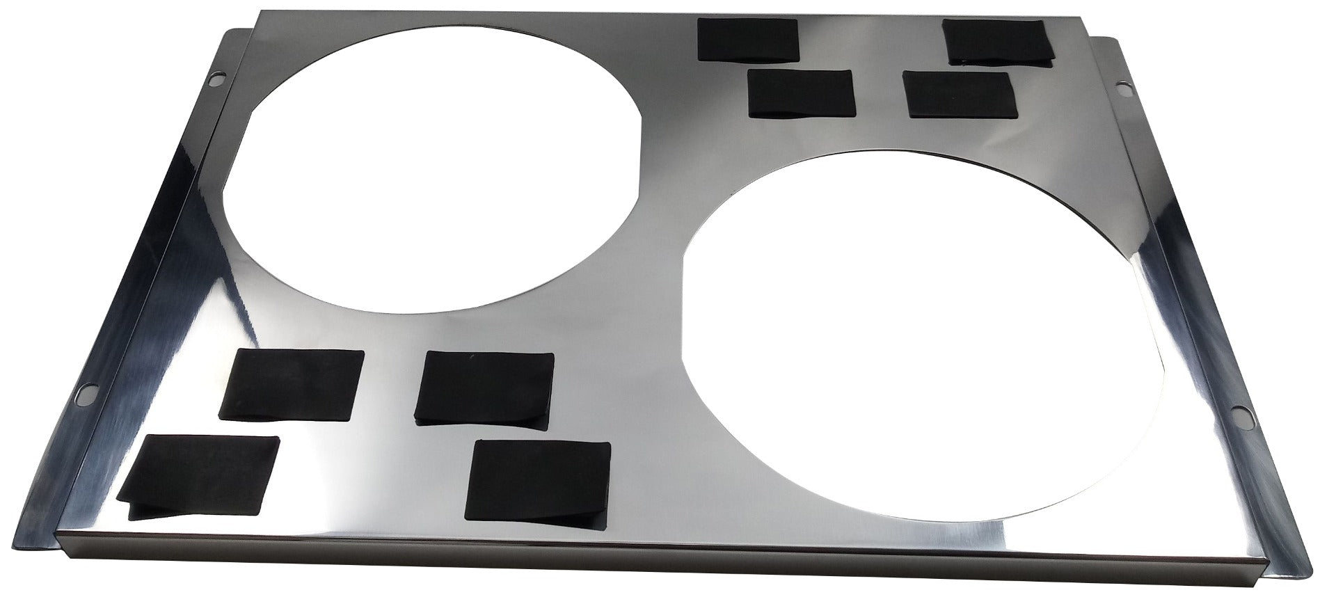 Aluminum Fan Shroud for 2-12" Electric Fans - 19" tall x 28.25" wide 2
