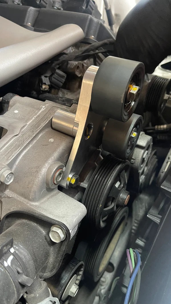 Aluminum Mopar Hemi Gen 3 Hellcat Supercharger Swap Conversion Idler Bracket Kit