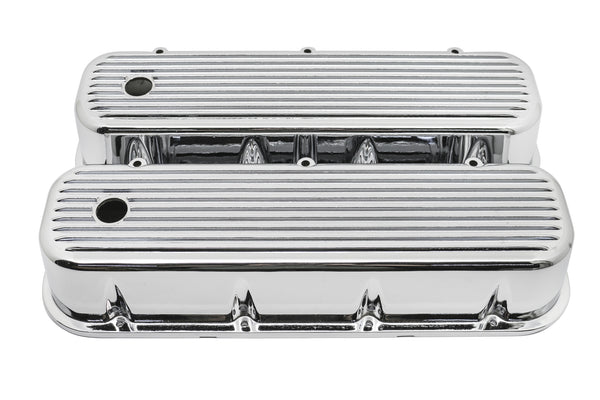 Big Block Chevy Tall Aluminum Valve Covers - Finned