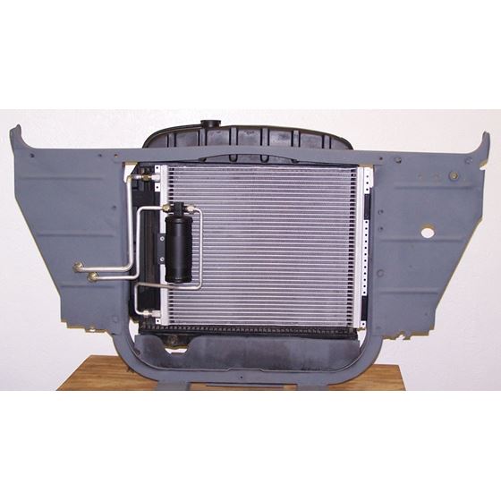 Complete A/C, Heat and Defrost System - Cable Operated - 1955-1957 Chevy Belair / 210-Radiator in V8 position