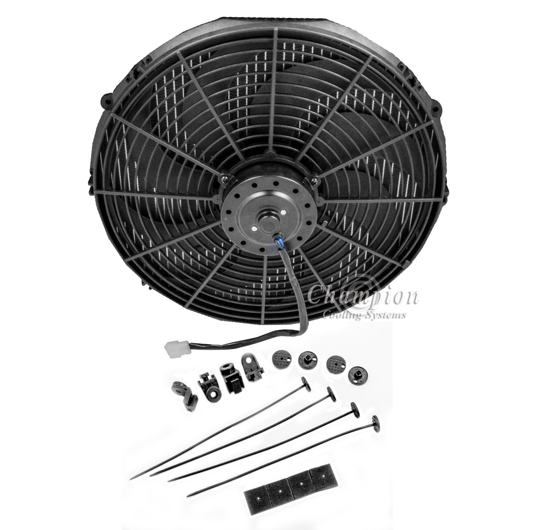 1965-1969 Buick Skylark LS Swap 3-Row Radiator, Shroud, Fan Combo
